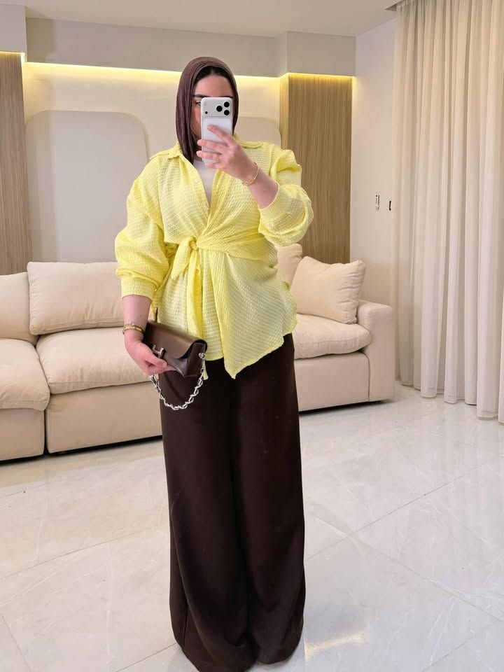 Women's wrap shirt with tie waist-jojo