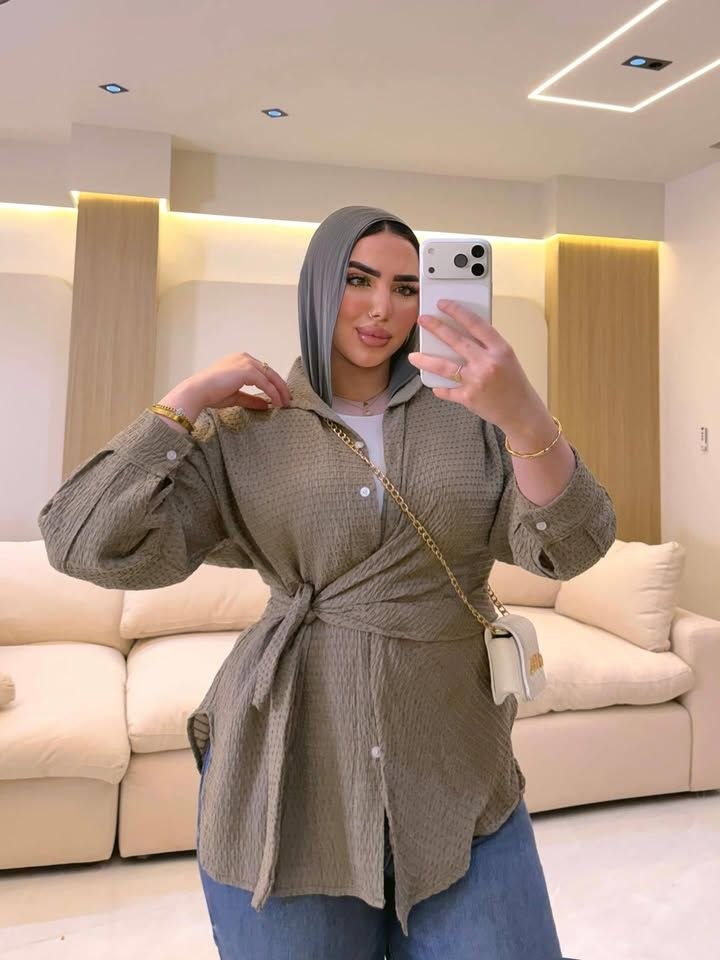 Women's wrap shirt with tie waist-jojo
