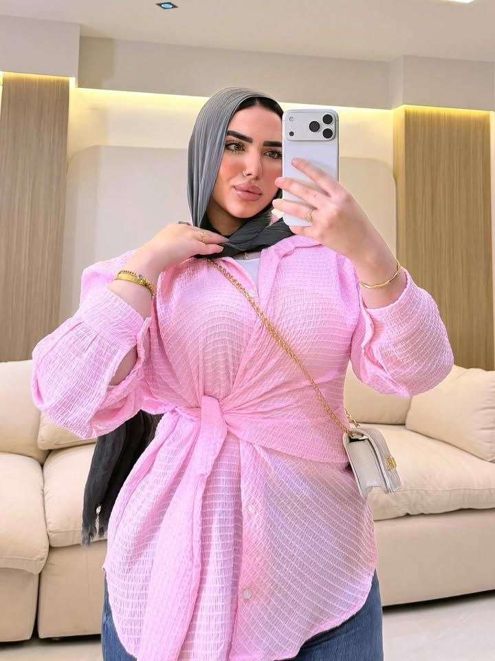 Women's wrap shirt with tie waist-jojo