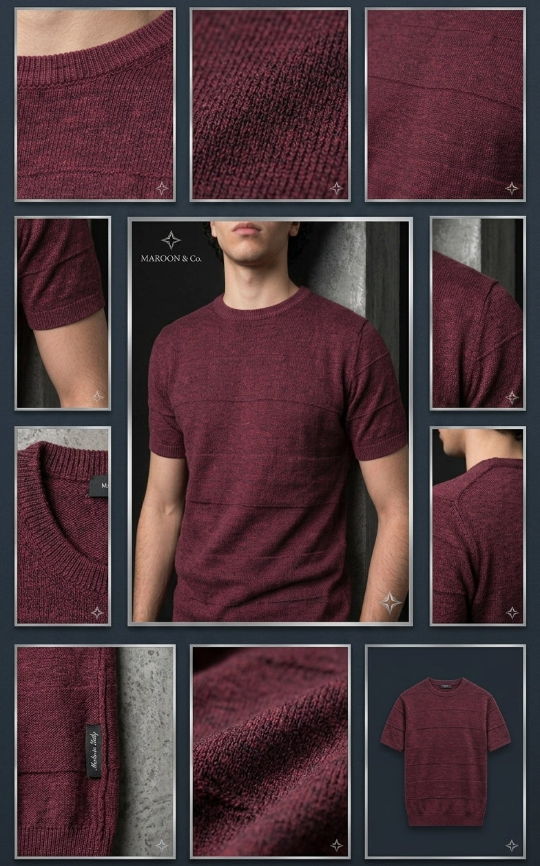 Premium knitted t-shirt -Jovan