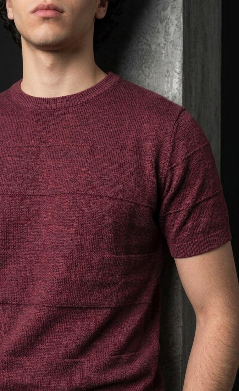 Premium knitted t-shirt -Jovan