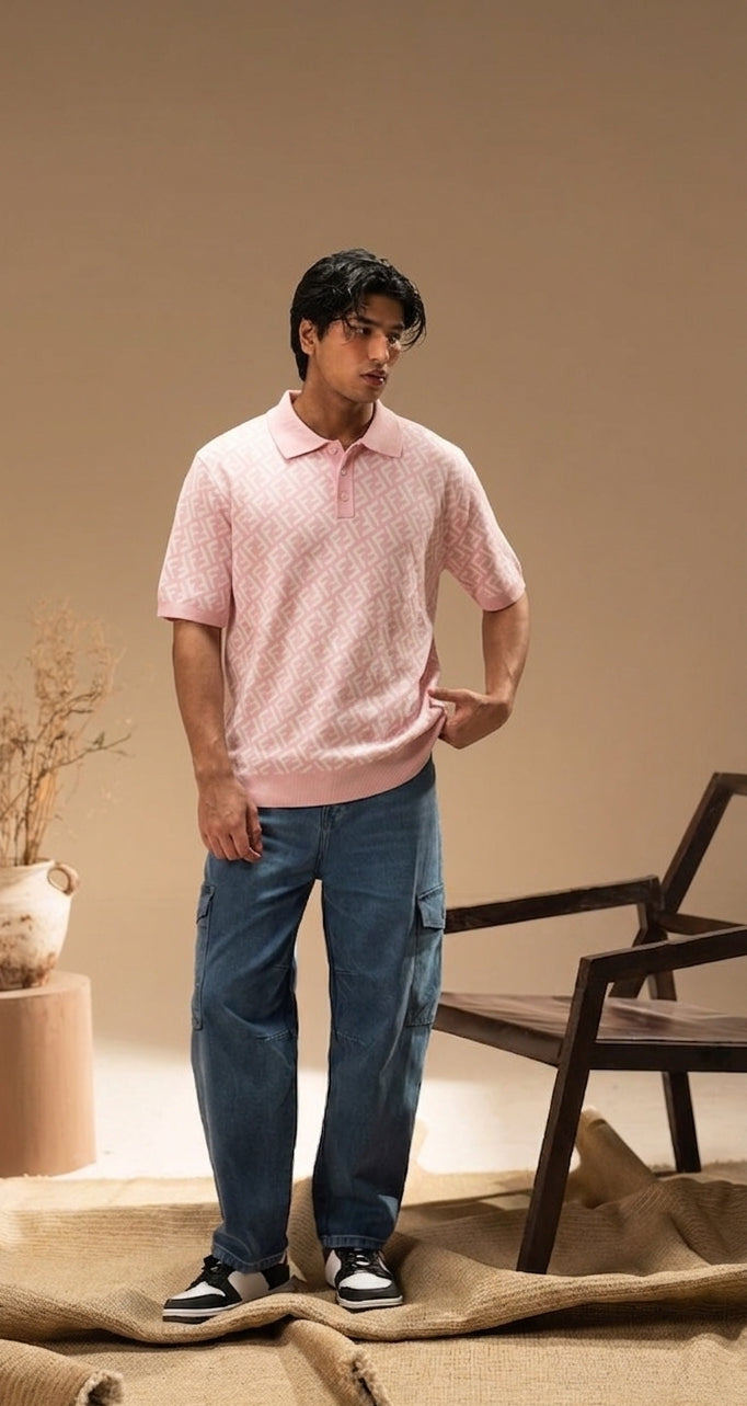 Short sleeve knit top oversized - Soren