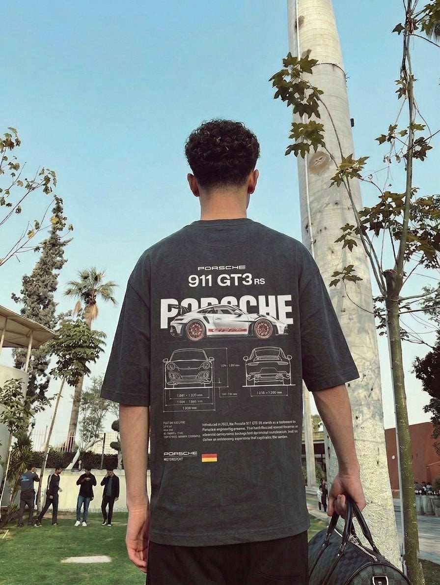 Oversized t-shirt PORSCHE _mohamed